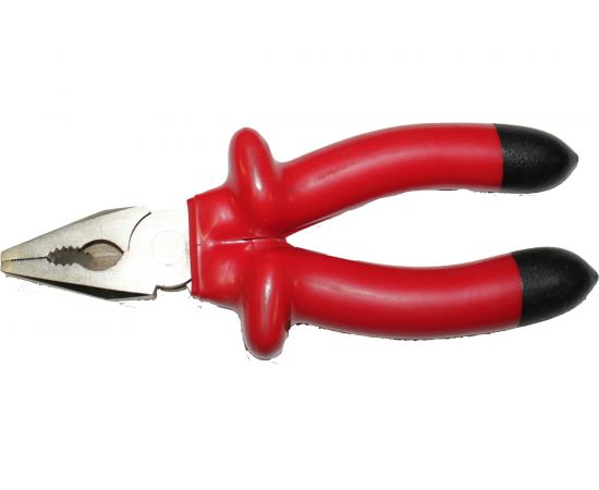 Диэлектрические комбинированные плоскогубцы Промлайн 160 мм обливные рук, до 1000В, CrV, 2-х слойн ПЛ0210104160_z022 