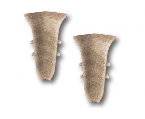 Внутренний угол для плинтуса IDEAL Классик 85 мм, 203 дуб беленый К-П85-В-Ф2 203 дуб БЛН 