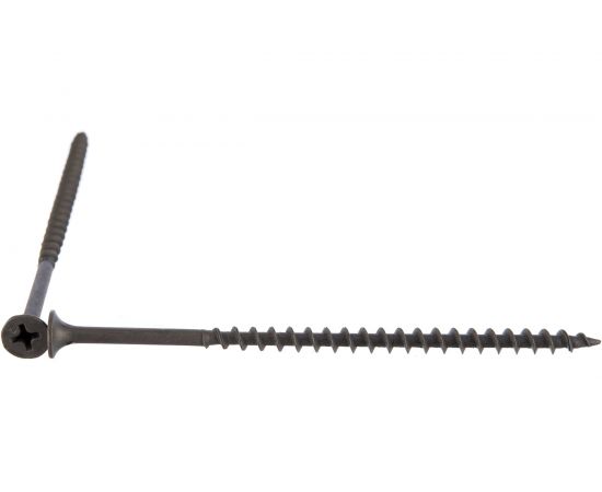 Саморезы ВИРТУОЗ 4,2х 76 мм, крупная резьба, потайная головка, оксидированный 100 шт 280-04239 