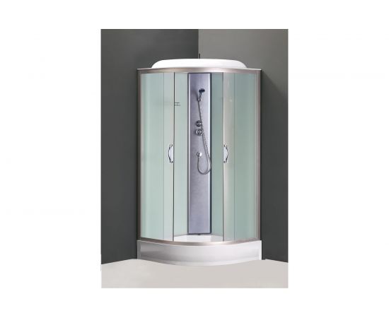 Душевая кабина Loranto CS-6611 F 100х100х215, низкий поддон 13 см, матовое стекло 4 мм 100100215 00042368 