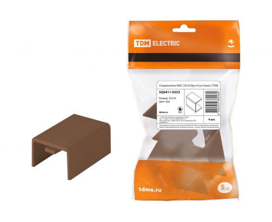 Соединитель TDM КМС 25x16 бук 4 шт./комп. SQ0411-0353 