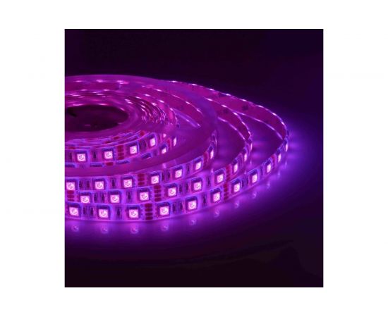 Светодиодная лента Apeyron 12В, СТ, 14,4Вт/м, smd5050, 60д/м, IP65, ширина подложки 10мм, 9м, RGB. 00-528 