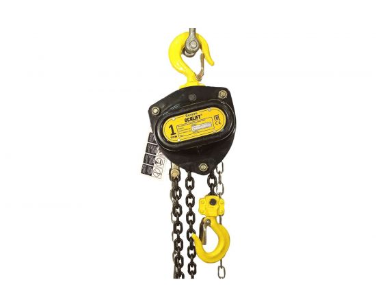 Ручная цепная таль OCALIFT SEVERE ТРШ 1т 9м sv10009 