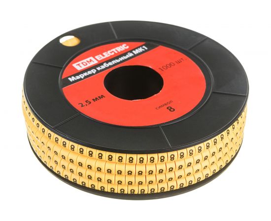 Маркер МК1 - 2,5мм символ 8 1000шт/ролл TDM SQ0511-0023 – изображение 2