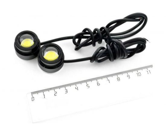 Лампа для комбинирования фонаря дневного ходового огня SKYWAY, 12V, 1 сверхмощный диод, белая, 1W, 2 шт. S08502001 – изображение 2