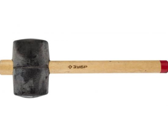Резиновая киянка с деревянной ручкой ЗУБР МАСТЕР 2050-90_z01 – изображение 2
