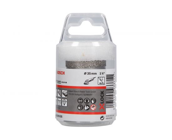 Алмазная коронка Dry Speed X-LOCK 35 мм Bosch 2608599035 – изображение 2