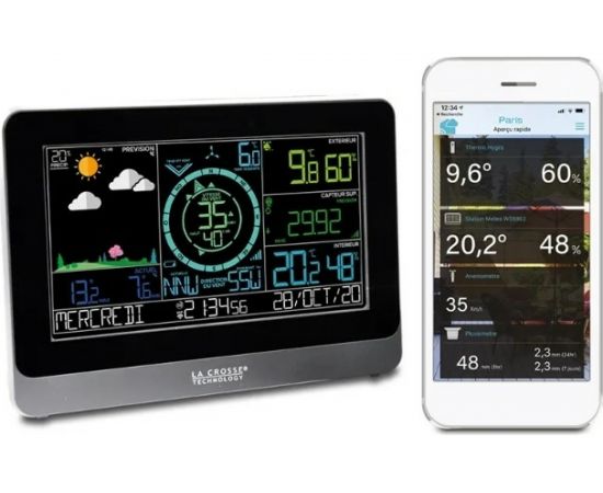 LaCrosse WS6863 Многофункциональная погодная станция с цветным экраном, wi-fi La Crosse Technology – изображение 2