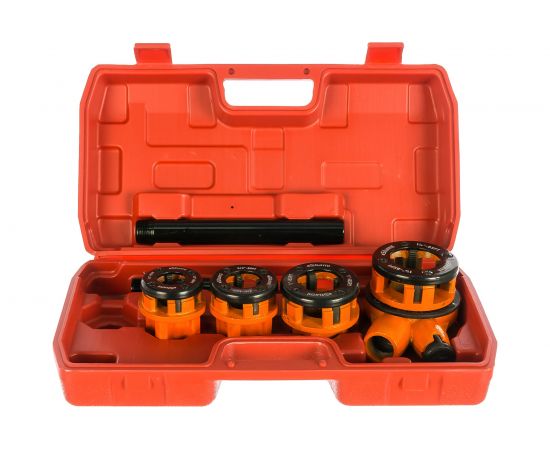 Набор клуппов для нарезания резьбы на трубах 5 предметов STURM 1065-03-S4 – изображение 2