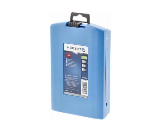 Набор сверл по металлу 19 предметов 1-10 мм HOEGERT TECHNIK HT6D900 – изображение 2