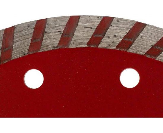 Диск алмазный отрезной Турбо (180x22.2x2.4x10 мм) KRANZ KR-90-0123 – изображение 2