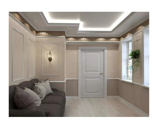 Плинтус Cosca decor PX002 79x13 мм, 2000 мм, экополимер СПБ069549 – изображение 3