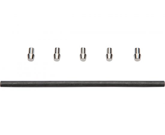 Барная пружинная петля одинарного действия ALDEGHI LUIGI SPA 100х37х33 мм, цвет: никель, к-т: 2 шт + ключ с декоративными шурупами 103AN100 – изображение 3