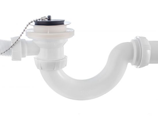 Слив-перелив Wirquin с сифоном, S-образный, 1 1/2x40 мм., с гофротрубой, 40x40/50 мм 30718060 – изображение 3