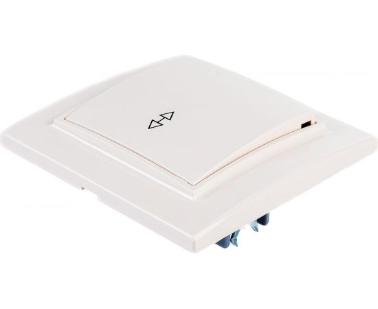 1-клавишный проходной выключатель EKF Минск СП, 10А, бежевый ERV10-025-20 – изображение 3