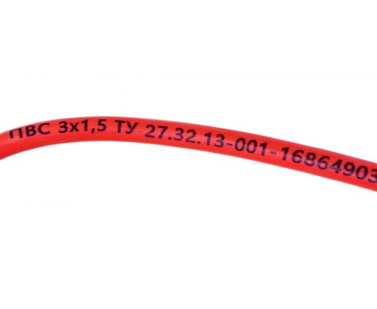 Провод ПВС АТЛАНТ 3x1,5 ТУ 50м 90061 – изображение 3