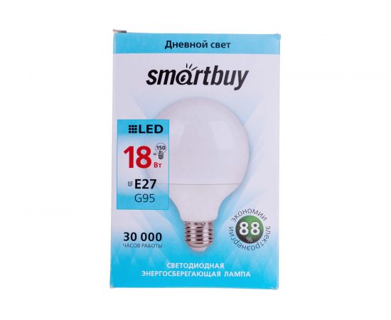 Светодиодная LED лампа Smartbuy G95-18W00/E27 SBL-G95-18-40K-E27 – изображение 4