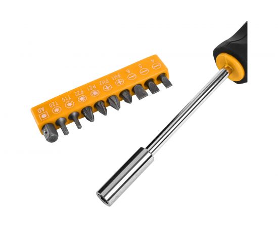 Отвертка с набором бит DEKO BS11-2 11 предметов – изображение 6