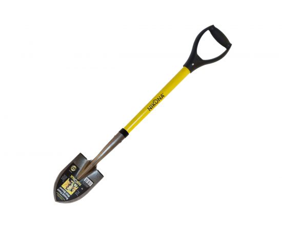 Мини лопата NIKONA с закругленным лезвием, c 27"" D фибровой ручкой 68-004 