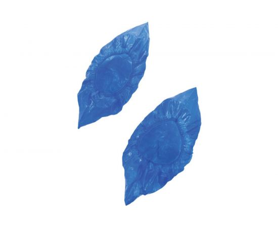 Бахилы ЛАЙМА СВЕРХПРОЧНЫЕ, комплект 300 пар, двойная резинка, 39х14 см, 100 мкм, 630719 