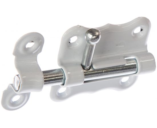 Накладная задвижка Tech-Krep 2 белая -пакет 138889 