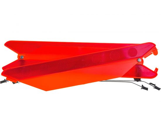 Знак аварийной остановки ГЛАВДОР GL-23 с оракалом, широкий пласт. бокс, на металл. Ножках 48131 