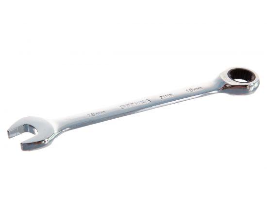 Комбинированный трещоточный ключ 18мм на держателе ЭВРИКА ER-21118H 