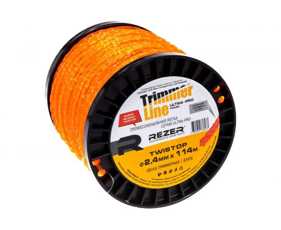 Леска TWISTOP (2.4 мм; 114 м; квадрат) Rezer 