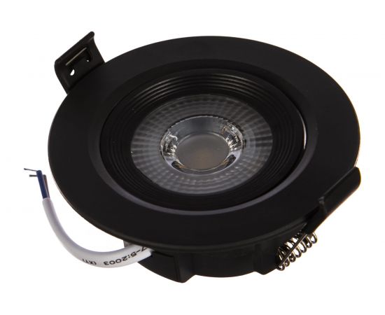 Светодиодный светильник ЭРА KL LED 22A-5 4K BK круглый поворотн LED SMD 5W 4000K Б0039687 