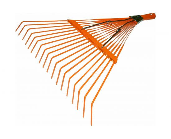 Пластинчатые веерные грабли без рукоятки SKRAB 455 мм, 18Т, амортизирующие 28409 