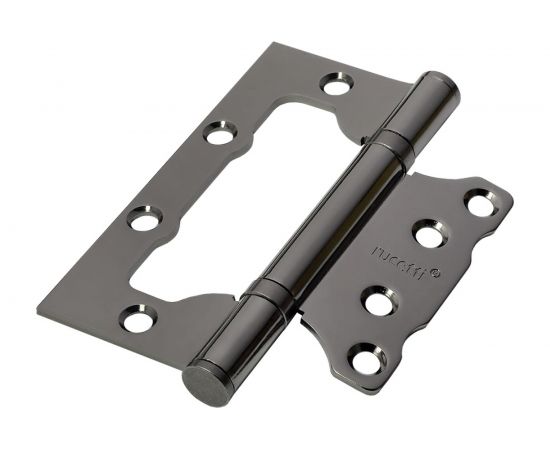 Стальная петля RUCETTI без врезки, черный никель RFH-100х75х2,5 BN 9012160 