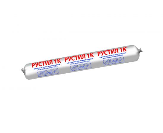 Полиуретановый герметик Рустил 1К 600 мл, транспортный белый RAL 9016 61458111 
