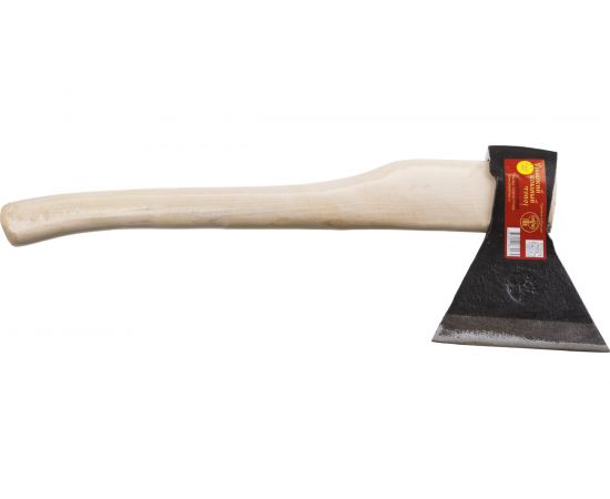 Топор кованый РОССИЯ ИЖ с прямым лезвием, деревянной рукояткой, 1 кг 2071-10 – изображение 2
