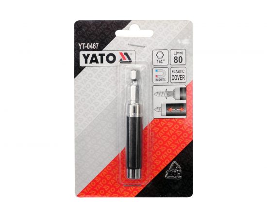 Держатель бит магнитный (80 мм; 1/4) YATO YT-0467 – изображение 2