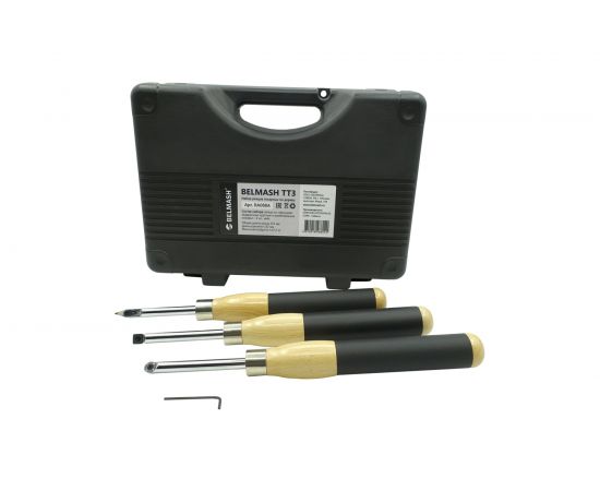 Набор резцов токарных по дереву TT-3 Белмаш RA088A – изображение 2