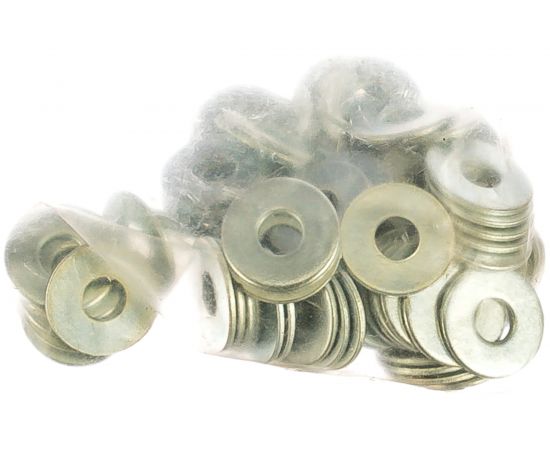 Увеличенная шайба КРЕП-КОМП цинк DIN9021 м4 100шт шу4мф – изображение 2