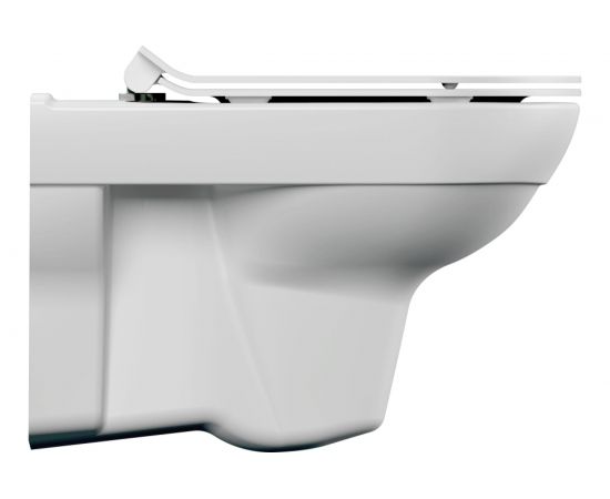Подвесной унитаз Cersanit City безободковый, сиденье DP Slim, Soft Close, Clip up 447962 – изображение 3