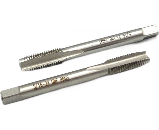 Дюймовый метчик TORNERI UNF 5/16" 24 нитей Р6М5 комплект из 2-х штук 035388 – изображение 3