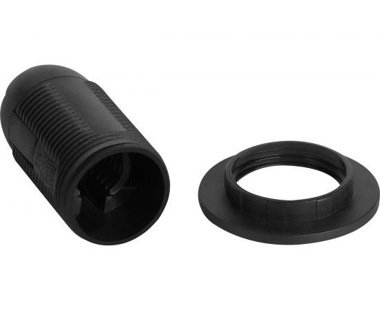 Патрон Пан Электрик E14 люстровый, с кольцом, черный 24525 4 – изображение 3