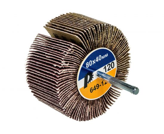 Круг лепестковый с оправкой (80х40 мм; P120) ПРАКТИКА 649-127 – изображение 4