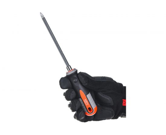 Двусторонняя стержневая отвертка РН2,SL6x150мм Ombra ROUND GRIP 756215 55777 – изображение 4