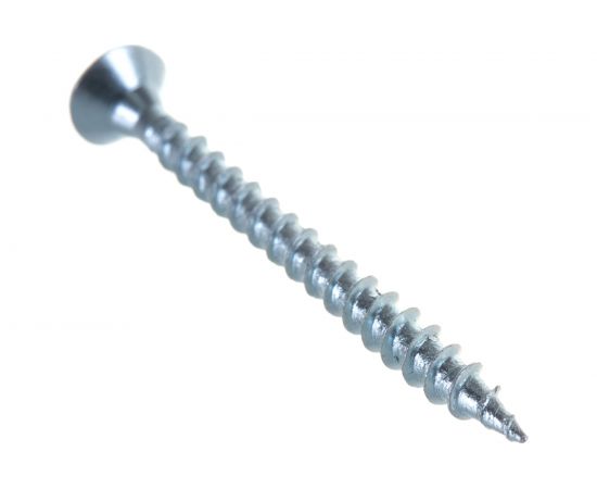 Саморез Стройметиз 3,5х35 универсальный, белый цинк уп. 200 шт. 2150464 – изображение 4