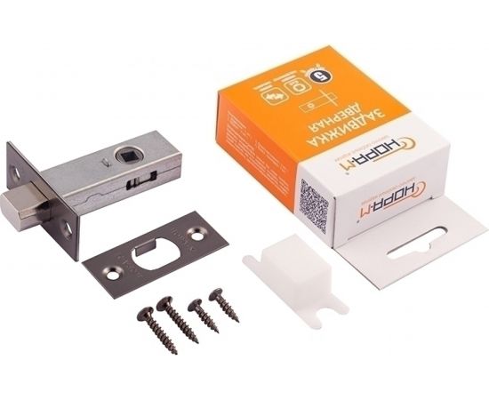 Дверная задвижка НОРА-М З-45 графит 17215 – изображение 5