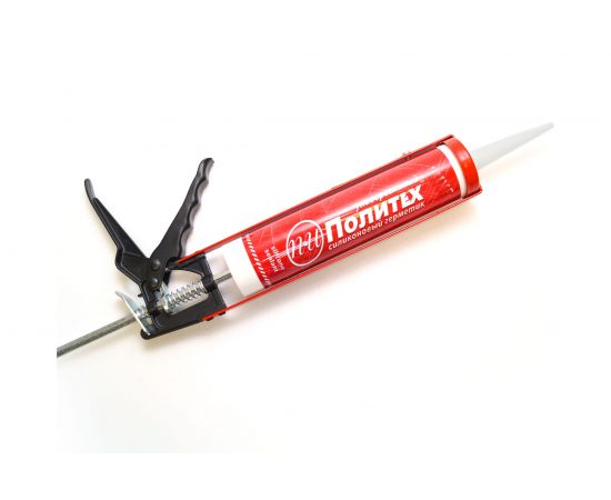 Универсальный герметик Политех силиконовый белый 280 мл 6507520 – изображение 5
