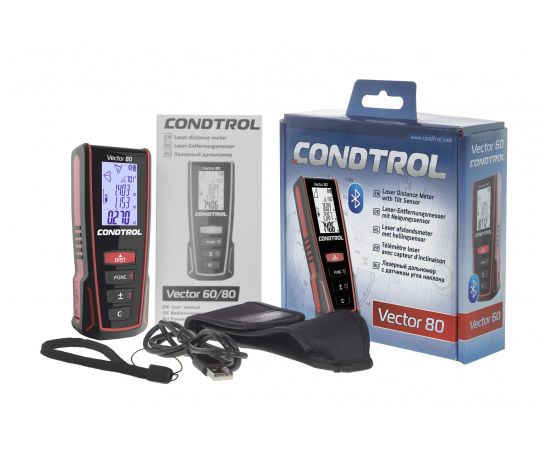 Лазерный дальномер Condtrol Vector 80 1-4-099 – изображение 7