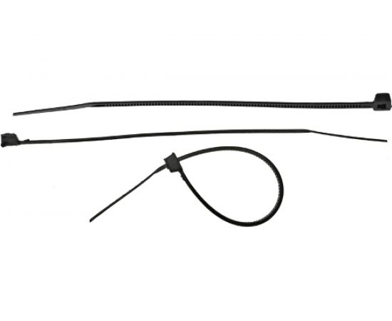 Хомут нейлоновый черный 50 шт. (100х2.5 мм; тип 7) ЗУБР 4-309037-25-100 