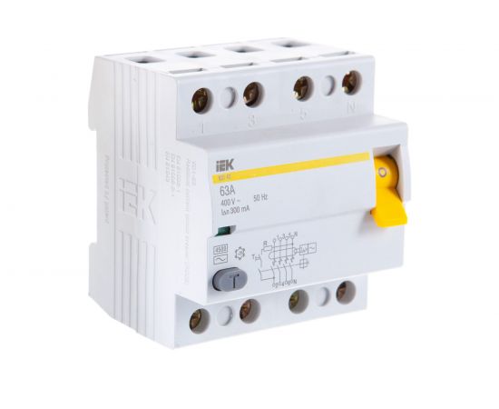 УЗО IEK MDV10-4-063-300 ВД1-63 