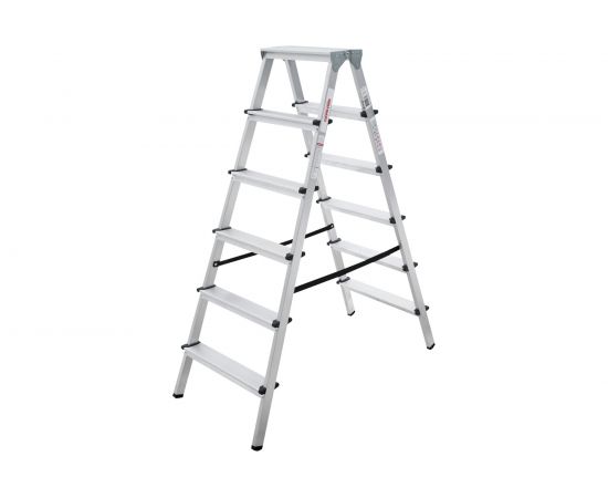 Двухсторонняя стремянка Новая Высота 2х6 ступеней 1120206 