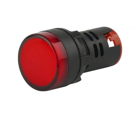 Лампа ЭРА AD22DS(LED)матрица, d=22мм, красный, 24В, AC/DC, 10/1000/12000 Б0045607 