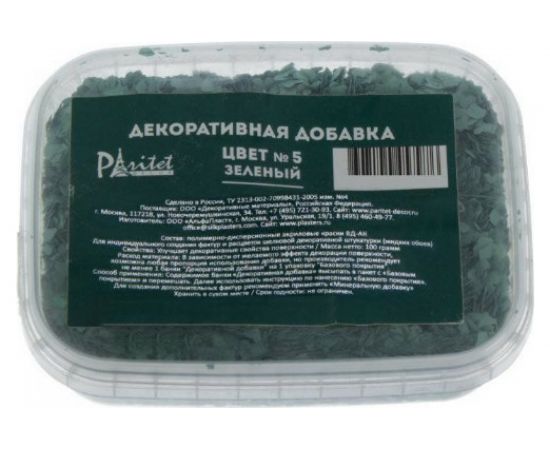 Декоративная добавка №5 (зеленый; 100 г) PARITET PDLW-S5 